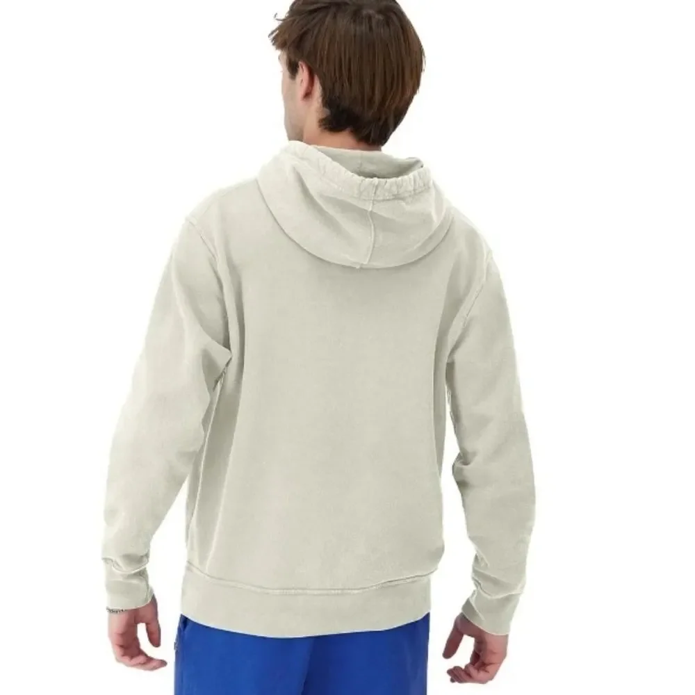 NWT Champion Beige Mineral Dye Graphic Hoodie Size 2XL